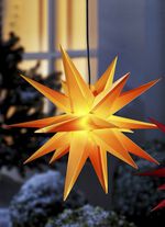 Beleuchteter Weihnachtsstern mit Timer 