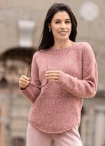 Pullover aus Melangegarn 