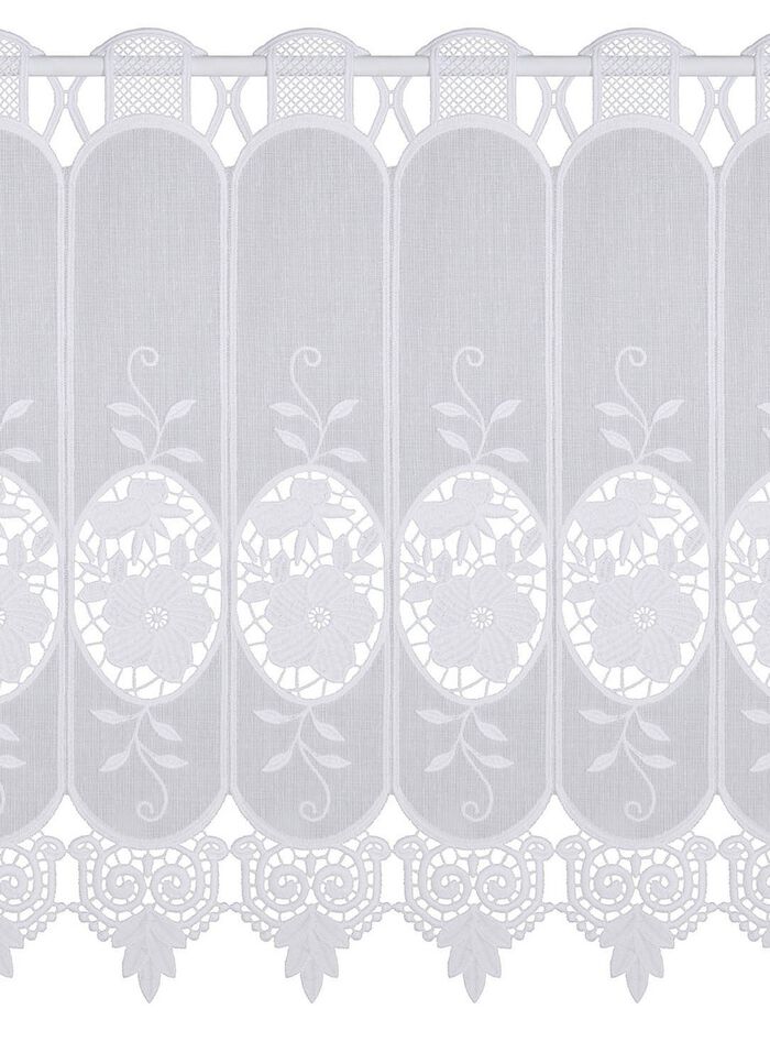 Kurzstore mit Blumen in Macram&eacute;-Spitze 