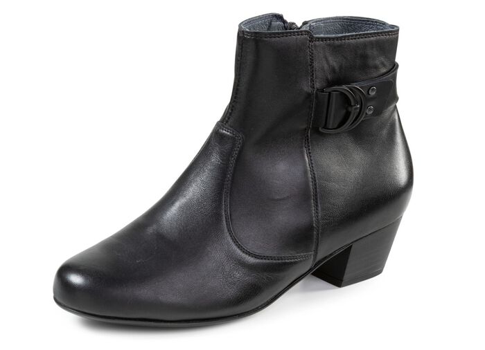 Waldl&auml;ufer, bequeme Damen-Stiefeletten, Weite K, mit herausnehmbarem Fu&szlig;bett 
