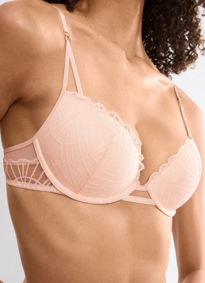 Triuimph Push-up-B&uuml;gel-BH aus feiner Elastikspitze 