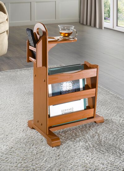 Beistelltisch aus massivem Kiefernholz 