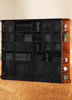 Teilmassive M&ouml;belserie mit Echtholzfurnier 