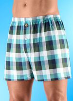 Dreierpack Boxershorts mit Karodessin 