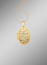 Medaillon zum &Ouml;ffnen in Bicolor 