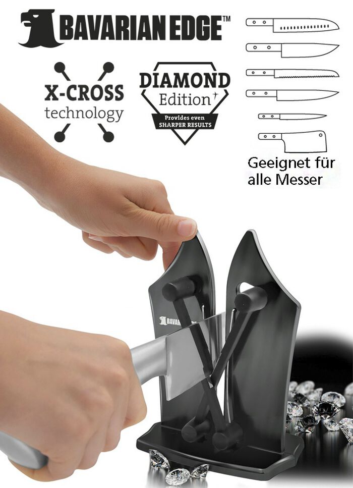 Messersch&auml;rfer mit X-Cross Technologie 