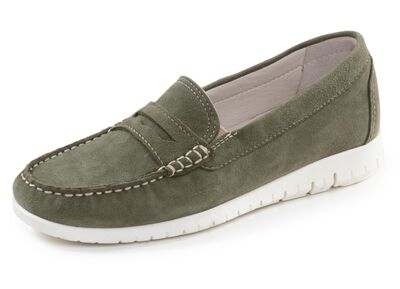 ELENA EDEN, klassische Damen-Slipper, Weite H, mit herausnehmbarem Fu&szlig;bett 