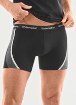 Dreierpack Pants mit bedruckten Eins&auml;tzen 