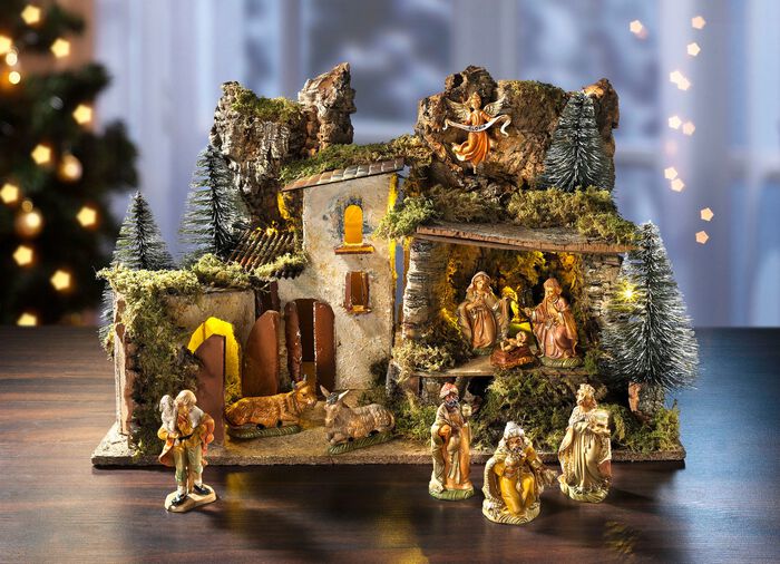 Krippen-Serie von Hand gefertigt und bemalt 