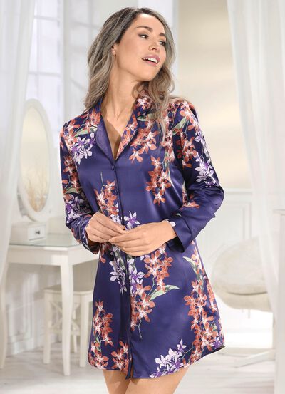 LingaDore Nachthemd mit Floraldessin 