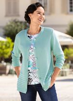 Strickjacke mit Biesendessin 