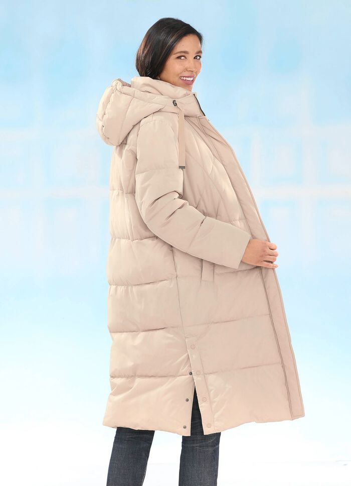 Mantel mit legerem Schnitt 