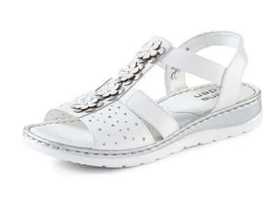 ELENA EDEN, sommerliche Damen-Sandalen, Weite G, aus Leder 
