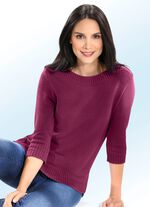 Pullover mit recycelter Baumwolle 