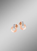 Moderne Ohrstecker mit 8 Brillanten 