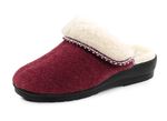 Warme Damen-Hausschuhe, Weite H, mit Wolle 