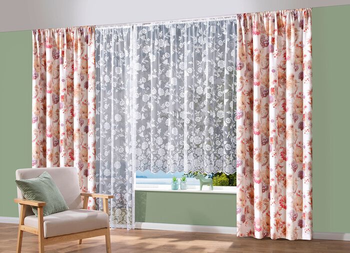 Floral dessinierter Store 