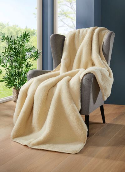 Schurwoll-Nackenkissen 