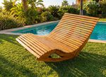 Garten Liege aus Akazienholz 