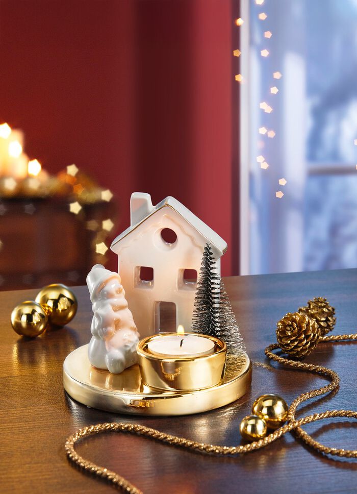 Teelichthalter aus Keramik 