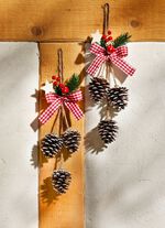 Deko-H&auml;nger mit Naturzapfen, 2er-Set 