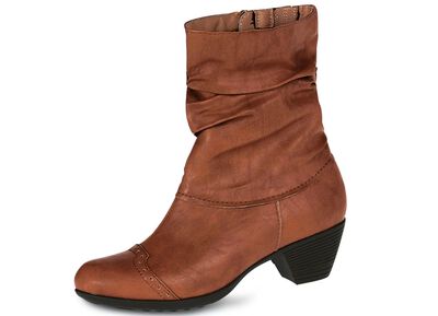 Andrea Conti, modische Damen-Stiefeletten, Winterschuhe, mit Rei&szlig;verschluss 