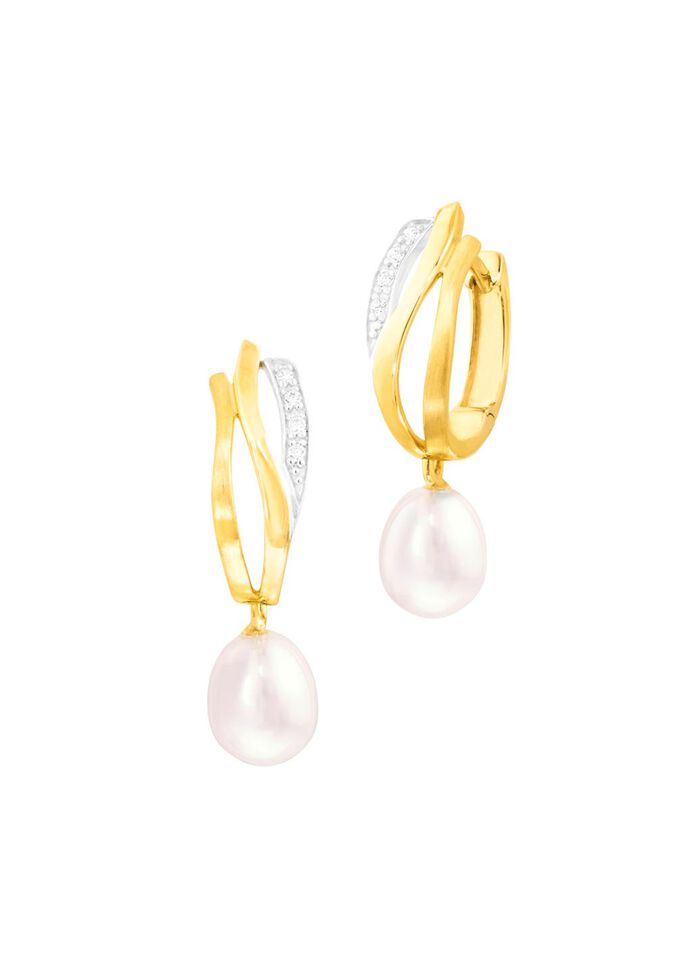 Creolen mit S&uuml;&szlig;wasser-Zuchtperle 