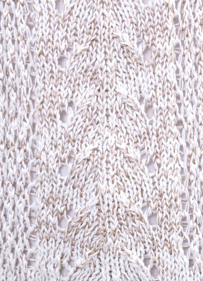 Pullunder mit edlem gl&auml;nzendem Paillettengarn 