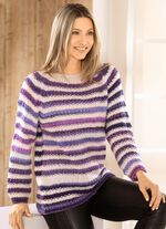 Pullover in Streifendessin 