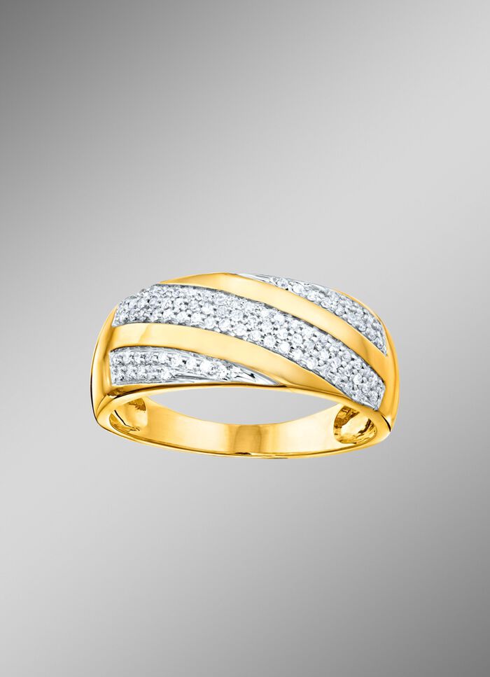 Bezaubernder Damenring mit 87 Diamanten 