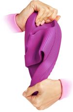 Wolken-Slipper relaxvital mit geriffelter Sohle 