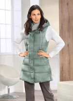 Weste mit fester Kapuze 