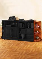 Teilmassive M&ouml;belserie mit Echtholzfurnier 