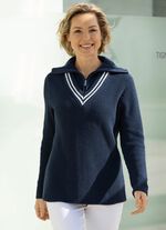 Pullover mit recycelter Baumwolle 