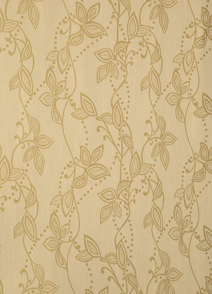 &Uuml;bergardine mit Blatt-Musterung 