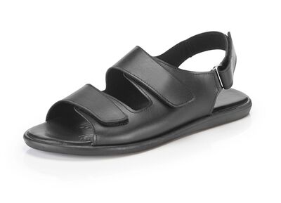 Sandale mit drei verstellbaren Klettspangen 