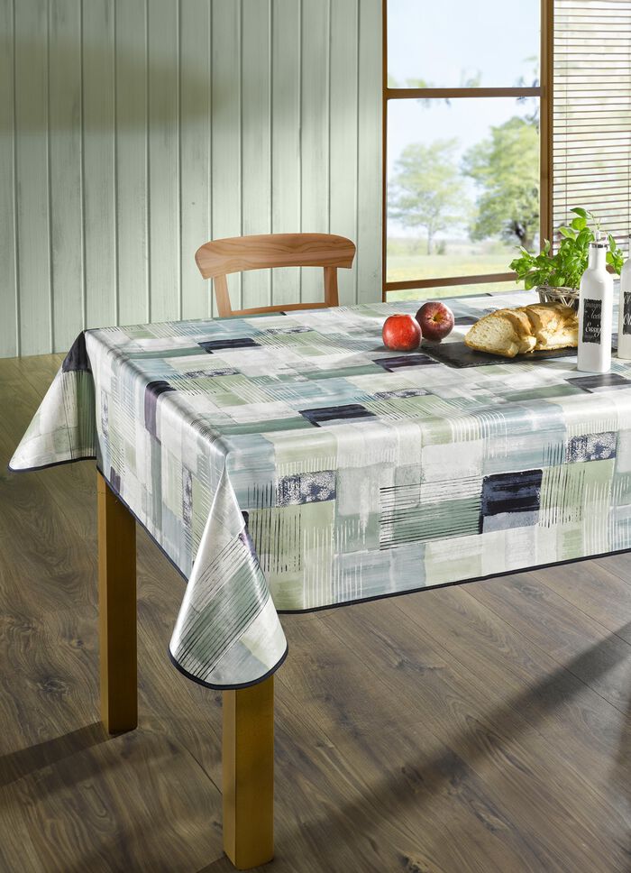 Wachstuch-Tischdecke in Patchwork-Optik 
