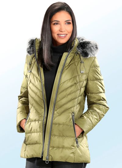 Jacke mit abnehmbarer Kapuze 