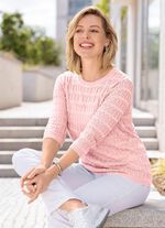 Pullover in zartem Mustermix 