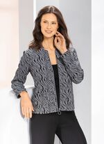 Blusenjacke mit Stehkragen 