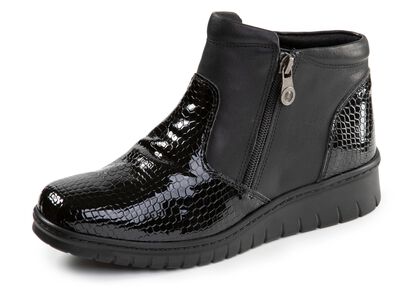 ELENA EDEN, komfortable Damen-Boots, Weite H, mit herausnehmbarem Fu&szlig;bett 