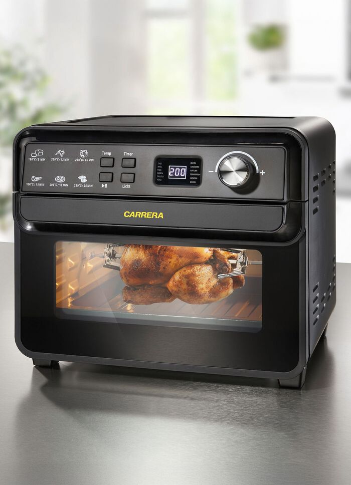 Carrera Hei&szlig;luft-Ofen &ndash; ersetzt Backofen und Fritteuse 