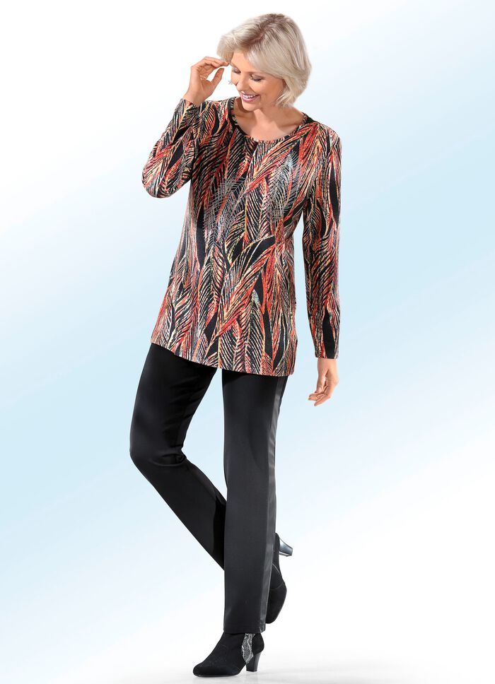 Hose mit Galon-Streifen 