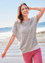 Pullunder mit Zackenmuster 