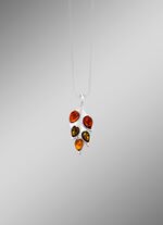 Unikat-Anh&auml;nger mit Bernstein 