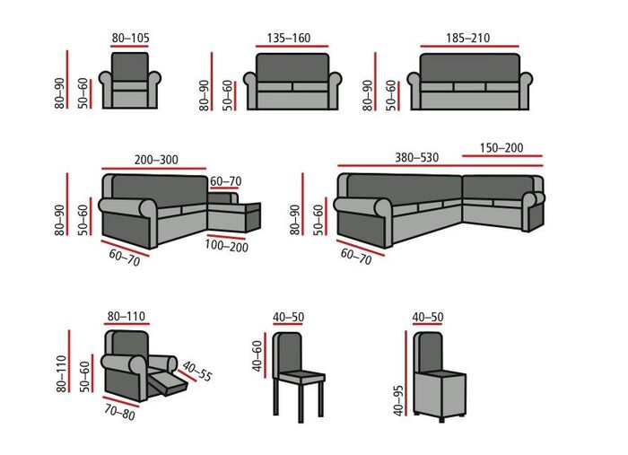 Bi-elastische Mikrofaser-Stretchbez&uuml;ge 