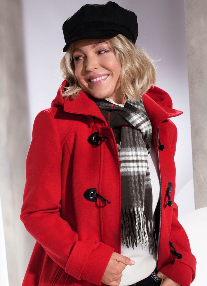 Schal mit Karodessin 