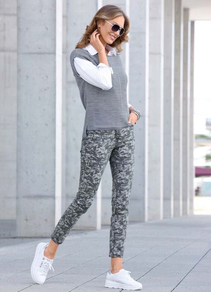 Pullunder mit Strukturmix 