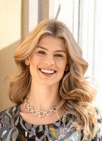 Matt silberfarbene Gliederkette 