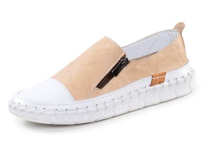 ELENA EDEN Slipper mit Knitter-Struktur 